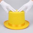 thumbnail image 6 of YAWUBT Magician Felt Top Hat for Adults, Butler Costume Top Hat, Ringmaster Hat, Steampunk Hat, Dress Up Party Hat, 6 of 7