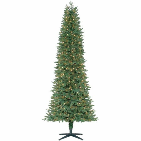 Holiday Time Pre-Lit 7.5' Sanford Pencil Christmas Tree, Green Departments - Holiday Time Pre-Lit 7.5' Sanford Pencil Christmas Tree, Green