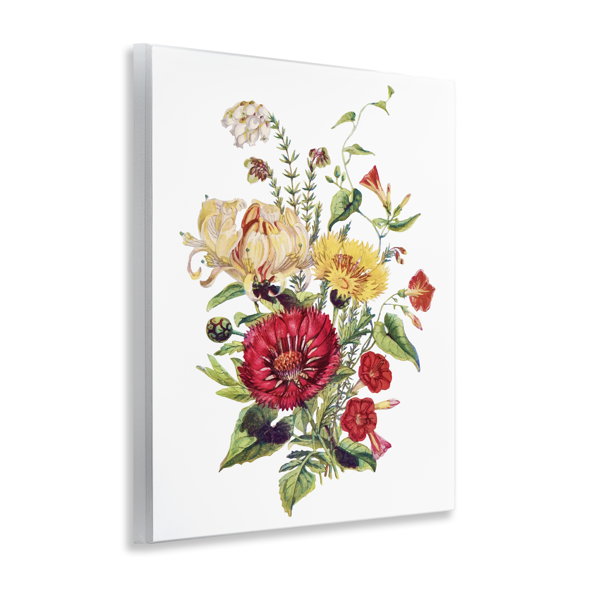 Bundle Of Wild Florals Wall Plaque Art, design by Lettered and Lined