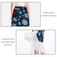 thumbnail image 2 of Snowflakes Stunning Chiffon Beach Dresses for Women - Summer Attire, 2 of 6