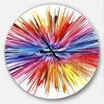 thumbnail image 1 of DesignArt Color Explosion Large Wall Clock, 1 of 2