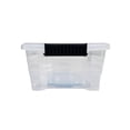 thumbnail image 1 of Caja Organizadora Joy Multiusos Translucida Tapa con Broches 7 Litros  Negro, 1 of 3