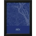 thumbnail image 2 of Kiev, Ukraine Blue Map, Framed Art Print Wall Art Sold by Art.Com, 2 of 5