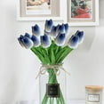 thumbnail image 3 of 8 piezas de pegamento suave, tulipán individual, flor artificial, flor falsa, modelo de casa, decoración de tulipán, 3 of 5