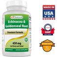 thumbnail image 7 of 2 Pack Best Naturals Echinacea Goldenseal 450 mg 250 Capsules, 7 of 7