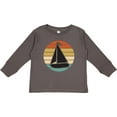 thumbnail image 3 of Inktastic Sailboat Vintage Nautical Sailing Boys or Girls Long Sleeve Toddler T-Shirt, 3 of 5