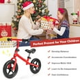 thumbnail image 6 of Resenkos Kids No Pedal Balance Bike with Adjustable Handlebar and Seat-Red, Learning Interactive Push No Pedals Balance Bikes for Kids with Adjustable Handlebar and Seat, 6 of 8