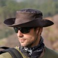 thumbnail image 2 of Sombrero Bucket Malla Transpirable Sombreros de Playa Protección UV para Hombres Mujeres ( ) Café, 2 of 5