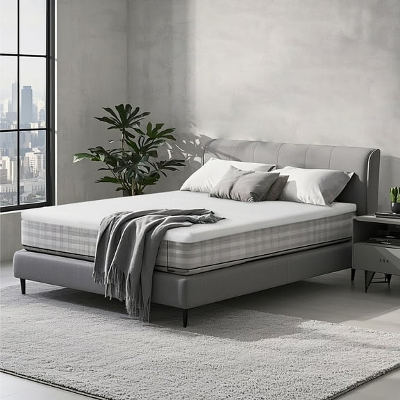 Bestier 4" Mattress Topper, Cooling Gel-Infused Memory Foam Mattress Topper for Pressure Relief, Ventilated Design Bed Topper, Full Size