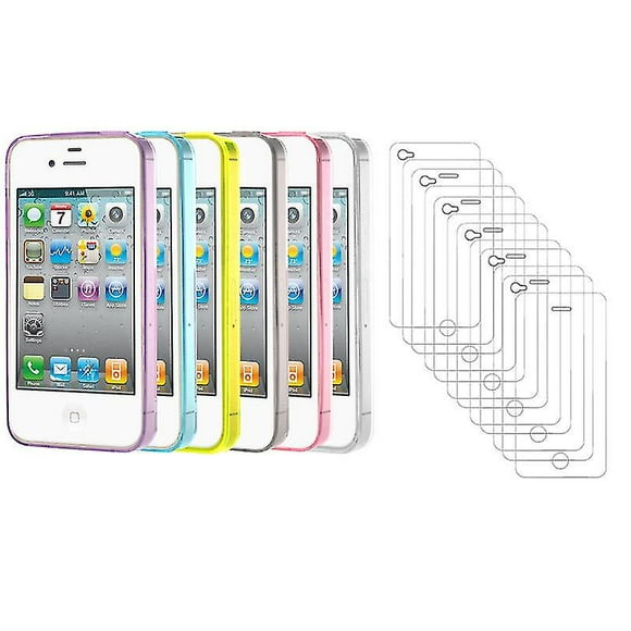 6pcs Tpu Case For Iphone 4s