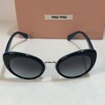 thumbnail image 4 of Miu Miu woman’s sunglasses smu 06TTMY-5D1 cat eye made in Italy, 4 of 6