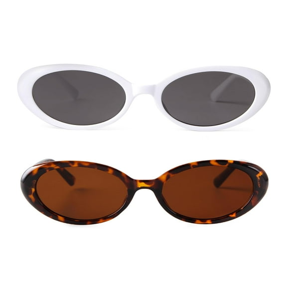 Gafas de sol retro ovaladas JUDOO con protección UV400 tintadas