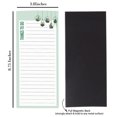 thumbnail image 2 of Inkdotpot Pack of 6 Funny Magnetic Dry Erase List For Fridge, Wipe Clean w/ NoStain, Quick Notes Shopping & Grocery List Whiteboard for Fridge, 8.75" x 3.8"(Cactus And Succulents), 2 of 6