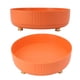 thumbnail image 5 of Bandeja giratoria de 360 grados para cocina, organizador de especias multifuncional antideslizante para armario, despensa, refrigerador y encimera, color naranja, 5 of 14