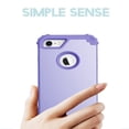thumbnail image 2 of JTCASES for iPhone 7 / 8 / SE 2022 & 2020 Case, Drop Resistant Corners, Wireless Charging, Heavy Duty Shockproof Hybrid Hard PC Bumper, Camera Protection, Skin-feel Anti-scratch Cover, Lightpurple, 2 of 7