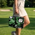 thumbnail image 3 of COEQINE Golf Cart Seat Covers with Carry Handle, Comfortable Golf Cart Seat Towel Blanket, Fits for EZGO Yamaha Club Car and Other 2-Seat Golf Carts, Green Camo Star Golf Pattern, 3 of 8