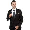 thumbnail image 3 of Men's Cotton Printed Floral Tie 2.56" Skinny Narrow Necktie, 3 of 5