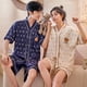 thumbnail image 2 of Pijamas de pareja, pantalones cortos de verano para mujer, cárdigan, traje informal para hombre, ropa para el hogar, 2 of 6