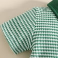 thumbnail image 6 of Trikvn Baby Boy Shorts Set Toddler Gone Fishing Shirt and Shorts Outfit 2-Piece Novelty Summer Outfit Fun Pattern Playwear for Vacation Everyday Wear Elastic Waist, 6 of 7