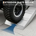 thumbnail image 4 of 2-Pack 60 In Aluminum Loading Ramps 6000LBS Heavy Duty ATV UTV Motorcycle Ramp with Hook for Truck Tractor Lawn Mower Use, 4 of 5