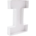 thumbnail image 1 of 8" Fillable Cardboard Letter Shaped Box Paper Mache Birthday Party Sweets Candy Serving Tray (I), 1 of 4