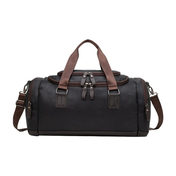 Bolsa de viaje ligera tipo bandolera para hacer ejercicio, hacer ejercicio, hacer ejercicio o hacer ejercicio Negro