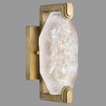 thumbnail image 3 of Sconce ALLISON PALADINO 2-Light Gold Leaf Metal Glass Polished Nickel Ne FA-1052, 3 of 4