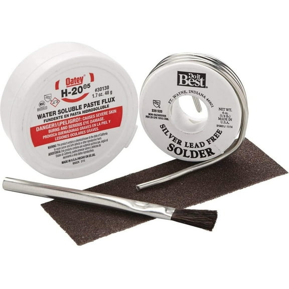 Oatey S C S 53070 Water Soluble Lead-Free Paste Flux Kit