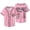 Pink, variant on Lauren Spencer Smith Baseball Jersey The Art Of Being A Mess Short Sleeve Shirts Unisex Streetwear Tops