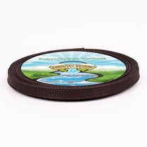 Country Brook Design® 1/2 Inch Brown Polypro Webbing, 25 Yards