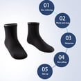 thumbnail image 3 of HUGFEGWE Beach Socks, 3mm Precisely Stitched Warm Neoprene Diving Socks for Swimming CJB91-135180, 3 of 9