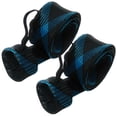 thumbnail image 1 of Reaction Tackle Fishing Rod Socks - Fishing Pole Sleeves and Covers for Baitcasting Rods, Spinning Rods Black/Blue (Flat-Spin-11), 1 of 4