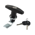 thumbnail image 2 of CUTICATE T Handle Lock with Keys,Easy to Install Shed Door Latch Keyed T Handle Lock Kit for Tool Box, Vehicle, Trucks, Car, Vehicles Black, 2 of 8