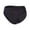 Black, variant on Lunuaoe Women's Seamless Cotton Bikini Briefs, Low-Mid Waist Solid Color Underwear, Thin Breathable Panties