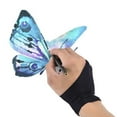 thumbnail image 3 of Masteelf  2 Pcs Artist Two Finger Glove Drawing Right Hand Men Women Black, 3 of 8