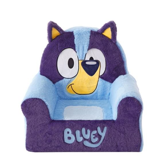 BBC Bluey's Vacuum Sealed Figural Foam Chair for Toddlers