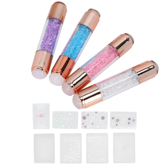 Nail Stamper,4Sets Manicure Art Stampers Manicure Stamp Pen Manicure Stamper Sleek Aesthetic