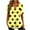 Yellow Tops for Women _k, variant on Women's Henley Neck Flowy Shirts Dressy Casual Tops Vintage Short Sleeve Loose Fit Flowy Tunic Tops Fashion 2024 Summer Clothes for Teen Girls Polka Dot Printing 1/4 Button up Blouse Black T Shirts S