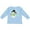 AE-Light Blue, variant on Inktastic Just Chillin' This Christmas Fun Snowman in Top Hat Boys or Girls Long Sleeve Toddler T-Shirt