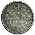 thumbnail image 2 of 1883-H Canada 5 Cents Silver VF, 2 of 2