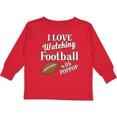 thumbnail image 3 of Inktastic PopPop Football Watching Grandson Gift Boys or Girls Long Sleeve Toddler T-Shirt, 3 of 5