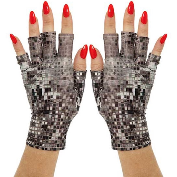 ManiGlovz: los guantes protectores para uñas con luz UV UPF 50+ originales | Guantes de manicura de gel y guantes sin dedos anti UV para mujer | se pueden utilizar como guantes de protección solar par