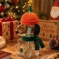 thumbnail image 6 of 2026 New Snoo.py Inspired Cartoon Dog Glass Cold Cup with Straw, Knitted Beanie Hat and Scarf Decor, 20 oz Clear Tumbler for Iced Coffee & Cold Drinks Christmas Gifts, 6 of 9
