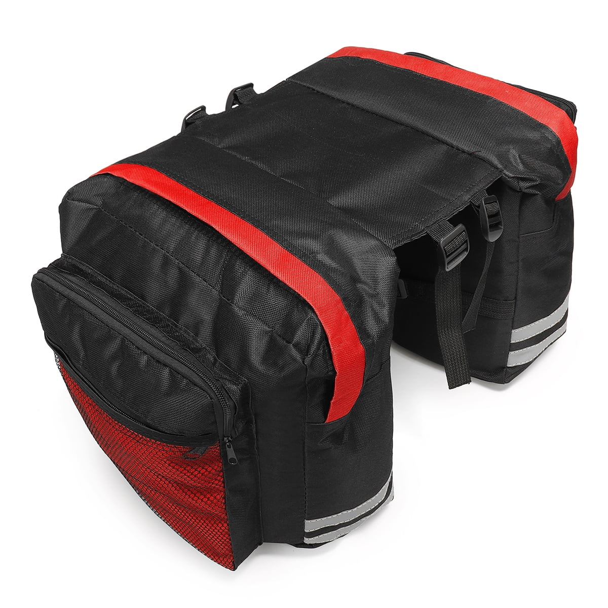 600D 20L Bicycle Rear Rack Seat Saddle Bag Cycling Bike Pannier Tail Pack Pouch