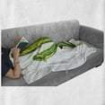 thumbnail image 6 of Cactus Soft Flannel Fleece Throw Blanket, Mexican Hot Desert Cactus Flower Plant Botanic Design Nature Cartoon Like Print Image, Cozy Plush for Indoor and Outdoor Use, 50" x 60", Green, by Ambesonne, 6 of 6