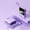 Purple, variant on Meggemo 10000mAh Mini Power Bank with 4 Built in Cables Slim Lightweight Portable Charger Purple Color Universal Compatibility for Smartphones Reliable Fast Charging Solution