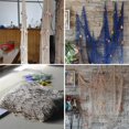 thumbnail image 5 of 2PCS Mediterranean Fishing Net Decoration, Fish Netting with Seashell Decor, Nautical Party Decorations, 5 of 6