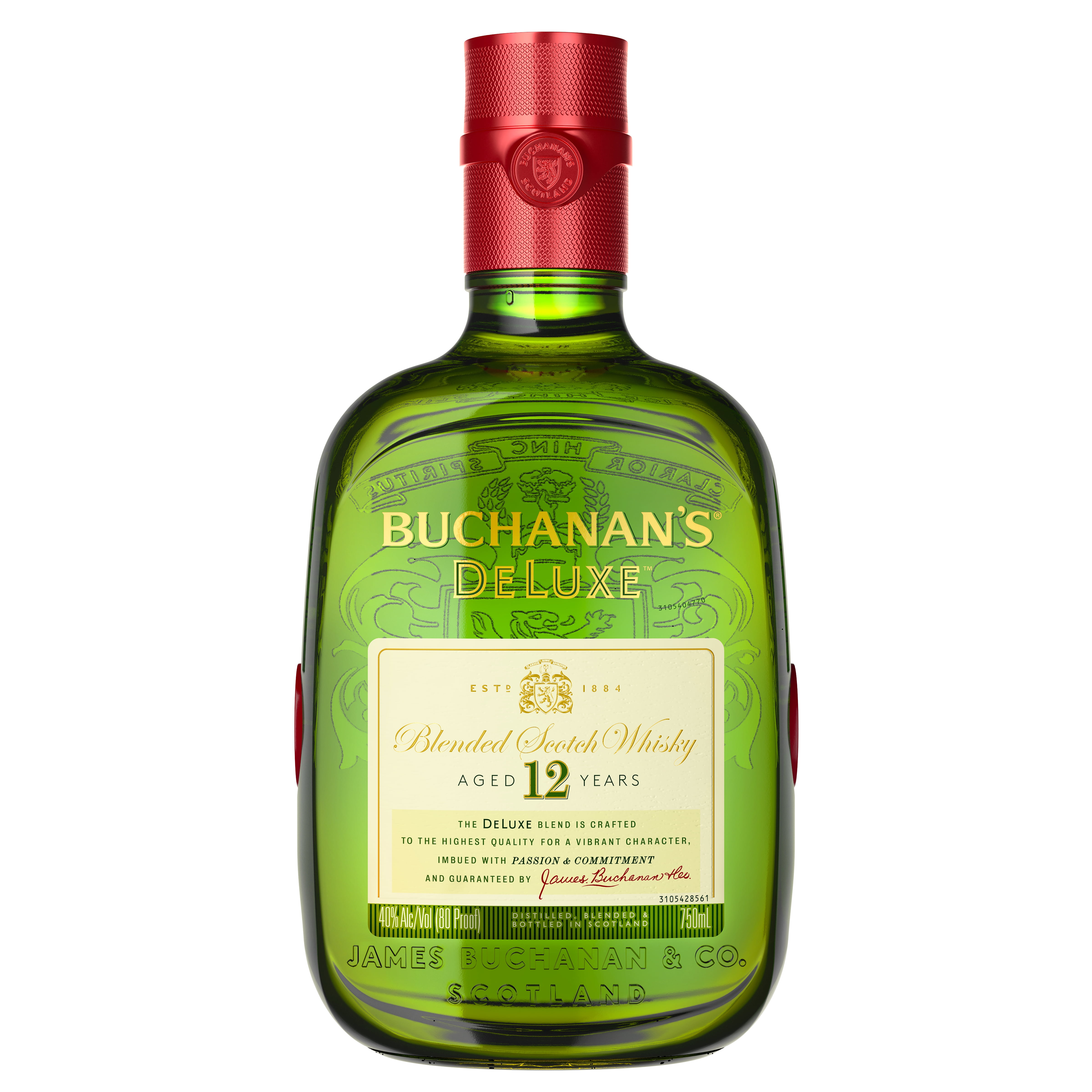 Buchanan's DeLuxe Aged 12 Years Blended Scotch Whisky, 750 mL (80 Proof