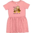 thumbnail image 3 of Inktastic Owl Always Love You Cute Owl Family Girls Toddler Dress, 3 of 5
