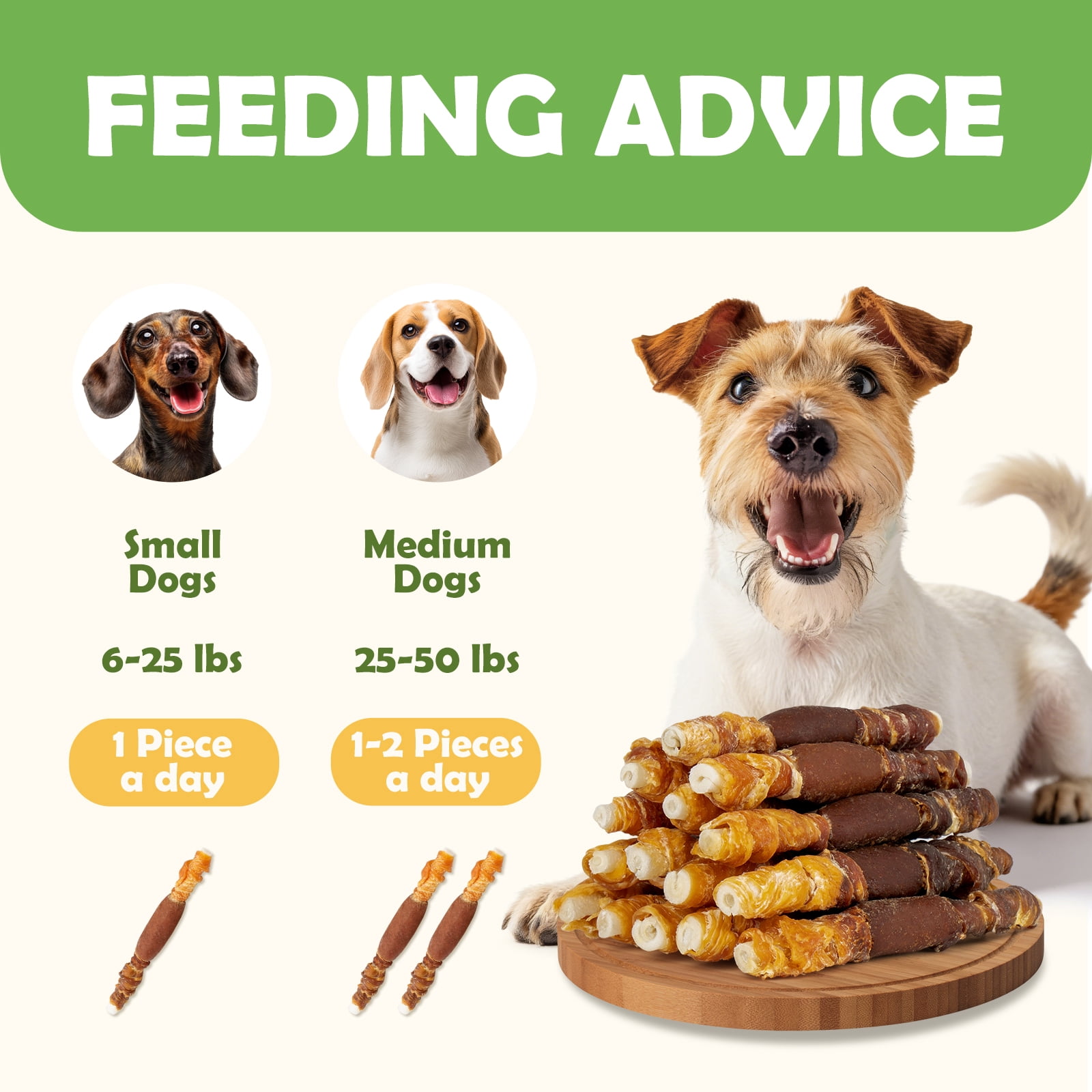 (2 pack) MON2SUN Chicken Liver Duck & Chicken Wrapped Rawhide Small Dog Treats, 13 oz (18 Count)